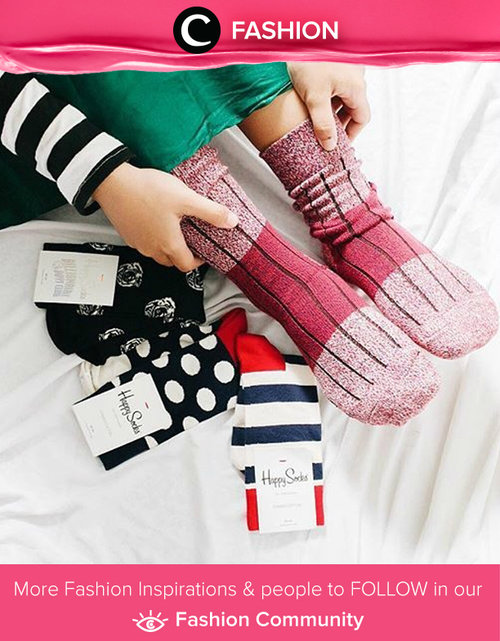 Rainy season is ongoing. Keep your feet warm inside lovely socks. Simak juga Fashion Update ala clozetters lainnya hari ini di Fashion Community. Image shared by Clozetter: ollyvialaura. Yuk, share outfit favorit kamu bersama Clozette.