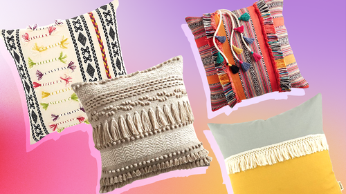 23 Fringe Pillows You (and Your Apartment) Need Immediately