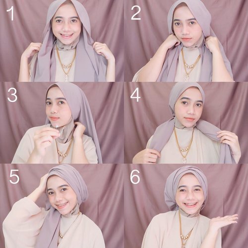 25+ Kreasi Tutorial Hijab Pesta Simple Terbaru 2018 - HijabTuts