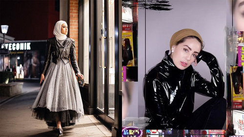 3 Different Ways Hijabis Can Wear Leather with Their Outfits