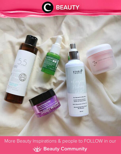 Current morning routine of Clozetter @graciellashiaryn : SRB Enzyme Powder Wash, Acwell Licorice pH Balancing Cleansing Toner, Manyo Factory Active Refresh Herb Oil, Blithe INBETWEEN Hydro Priming Cream, Soroci Morning Drizzle Calming Cream, Erha sunscreen & Studio Tropik Original Priming Water. Wow, Korean skincare galore! Simak Beauty Updates ala clozetters lainnya hari ini di Beauty Community. Yuk, share juga beauty product favoritmu.