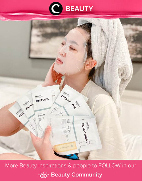 Sudah tahu belum kalau Missha mengeluarkan produk sheetmask? Tak tanggung-tanggung, ada 8 varian yang bisa kamu pilih, Clozetters. Image shared by Clozette Ambassador @reginabundiarti. Simak Beauty Update ala clozetters lainnya hari ini di Beauty Community. Yuk, share produk favorit dan makeup look kamu bersama Clozette.