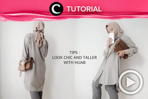 Hijabers yang ingin terlihat lebih tinggi dan tampil stylish, merapat yuk! Kamu bisa cek video yang di-share kembali oleh Clozetter @saniaalatas ini: http://bit.ly/39wBKPT. Lihat juga tutorial lainnya di Tutorial Section.