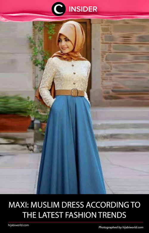 Maxi dress sebagai opsi untuk gaya berhijab? Why not? Selengkapnya di http://bit.ly/1Teh6CB. Simak juga artikel menarik lainnya di http://bit.ly/ClozetteInsider