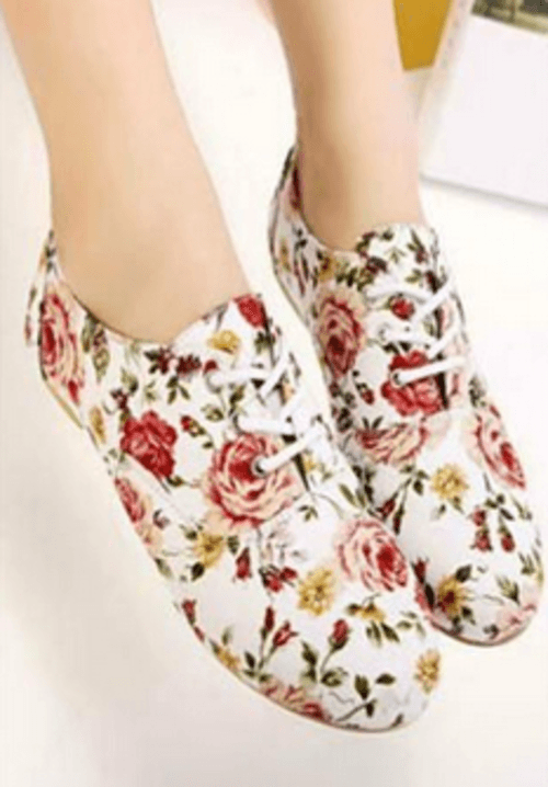 Flowery Shoes