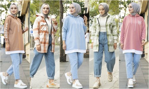 Stylish Modest Hooded Tops - Hijab Fashion Inspiration