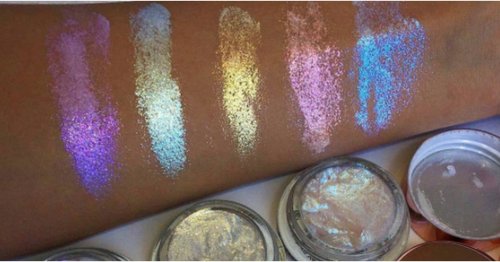 You've Never Seen Glitter Highlighter Swatches This Bright Before