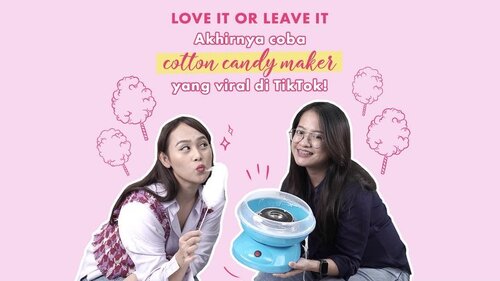 Para sweet tooth wajib banget nih nonton review Pui & Cynda di segmen Love It or Leave It kali ini. Harga produknya pun masih cukup affordable! Kira-kira @puitika dan @cyndaadissa bisa menghasilkan cotton candy yang mirip sama yang dijual di toko nggak ya? Cus langsung cek videonya, yuk di YouTube Clozette Indonesia https://bit.ly/ReviewCottonCandyMaker (link di bio).Psst, jangan lupa ikutan giveaway dengan hadiah menarik senilai 200.000 rupiah untuk masing-masing 5 orang pemenang! Cek info giveaway di description box video YouTube ya..#ClozetteID #CIDYouTube #Giveaway #cottoncandymaker #racuntiktok #racunshopee #racuntokped #viraltiktok #tiktok