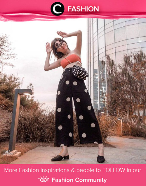Polka-dots brought such a happy mood! Image shared by Clozette Ambassador @vicisienna. Simak Fashion Update ala clozetters lainnya hari ini di Fashion Community. Yuk, share outfit favorit kamu bersama Clozette.