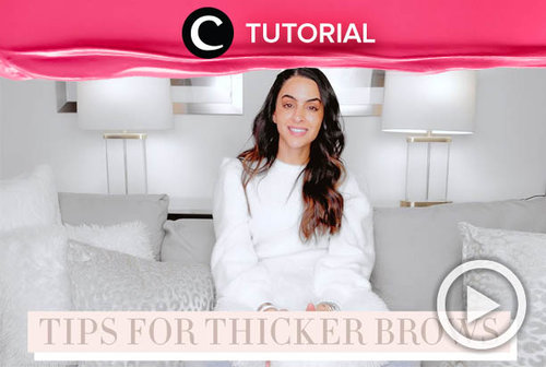 Beauty hacks for natural, thick brows: http://bit.ly/2TQlJha. Video ini di-share kembali oleh Clozetter @salsawibowo. Lihat juga tutorial lainnya yang ada di Tutorial Section.
