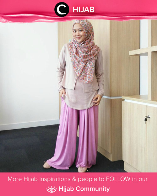 Pastel of the day by Star Clozetter Lisna. Simak inspirasi gaya di Hijab Update dari para Clozetters hari ini di Hijab Community. Image shared by Star Clozetter: lisnaardhini. Yuk, share juga gaya hijab andalan kamu bersama Clozette.