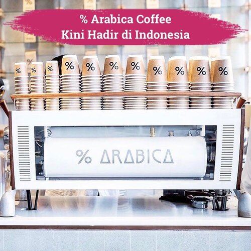 Kabar gembira untuk kamu penikmat kopi: % Arabica Coffee kini hadir di Indonesia!✨Nggak main-main, kedai kopi asal Jepang ini akan membuka 4 kedainya di Jawa dan Bali. Kedai pertama yang akan dibuka berlokasi di District 8 dan Central Park Jakarta, disusul oleh pembukaan kedainya di Bali, yaitu di Seminyak Village dan Ubud.Siapa nih yang tiap berlibur ke Jepang atau Singapura pasti harus banget jajan kopi di % Arabica? Kini nggak perlu jauh-jauh ke negara tetangga karena kedai kopi ini akan buka dalam waktu dekat ini!☕️📷 @arabica.indonesia#ClozetteID #ArabicaIndonesia