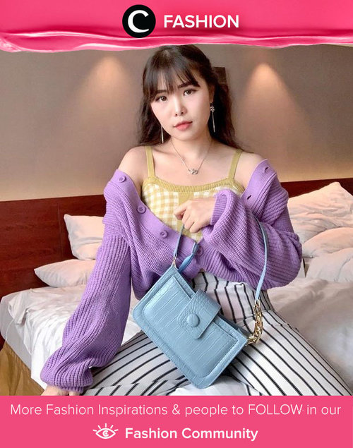 Another knitted outfit ideas to make your weekend more colorful. Image shared by Clozetter @chelsheaflo. Simak Fashion Update ala clozetters lainnya hari ini di Fashion Community. Yuk, share outfit favorit kamu bersama Clozette.