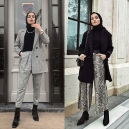 4 Inspirasi Mix and Match Outfit Hijab & Blazer