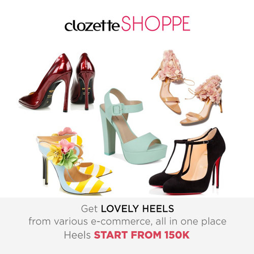 High heels selalu jadi fashion essentials yang wajib dimiliki wanita untuk tampil anggun dan modis. Belanja heels favorit dari berbagai ecommerce site MULAI 150K via #ClozetteSHOPPE! 
http://bit.ly/2hsGHRV