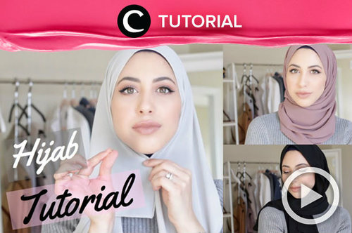 Tutorial hijab chiffon sehari-hari dengan tiga gaya. Intip caranya di: http://bit.ly/2UI3cot. Video ini di-share kembali oleh Clozetter @ranialda. Lihat juga tutorial updates lainnya di Tutorial Section.