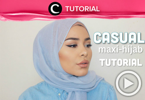Ingin tampil kasual dan stylish dengan Maxi-Hijab? Yuk, lihat tutorialnya dalam video berikut http://bit.ly/2v9Qd2e. Video ini di-share kembali oleh Clozetter: @kamiliasari. Cek Tutorial Updates lainnya pada Tutorial Section.