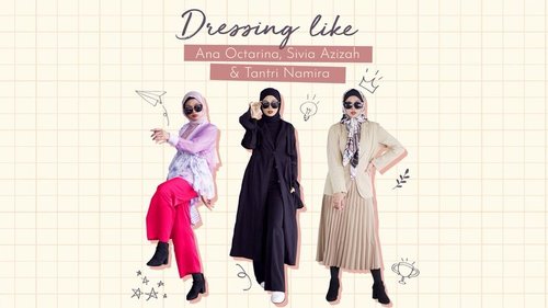 Siapa yang nggak kenal dengan 3 content creator asal Indonesia yang punya gaya fashion unik ini: @anaoctarina , @siviazizah , dan @tantrinamirah. Walaupun sama-sama dikenal sebagai fashion influencer, tetapi ketiganya punya style yang cukup berbeda, nih. Di video kali ini, @astrityas akan coba recreate ketiga style tersebut. Cek lengkapnya di Youtube Channel Clozette Indonesia, yuk! http://bit.ly/RecreateInfluencerStyle (link di bio).#ClozetteID #CIDYoutube #HijabFashion #Hijab #Fashion #AnaOctarina #SiviaAzizah #TantriNamirah