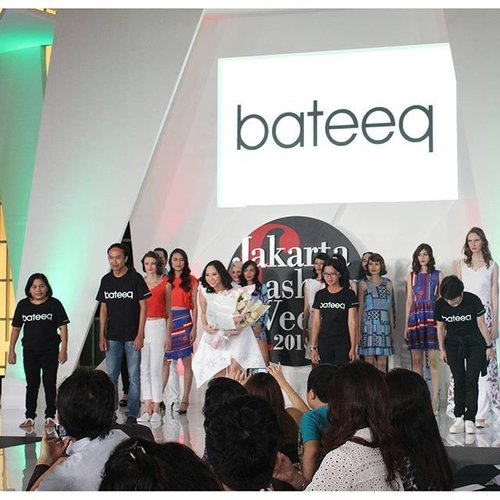Here it is! @michelle_tjokrosaputro and team. "Redefining the Meaning of Batik". @bateeqshop #ClozetteID #fashionweek #fashion #runway #FashionAtrium #jakartafashionweek #model #batik #bateeq #traditional #indonesia