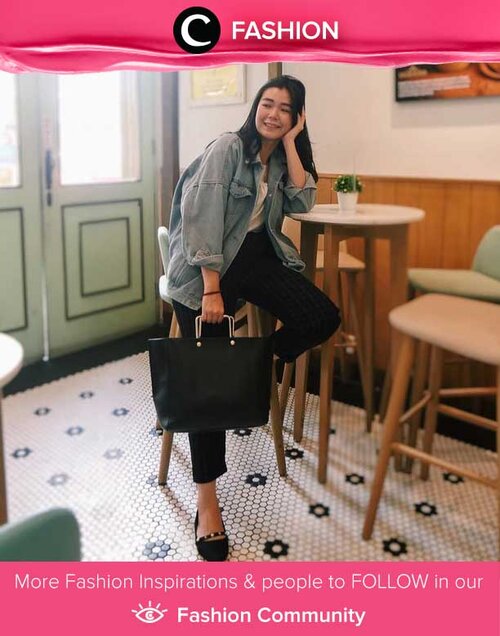 Libur lebaran enaknya pakai apa, ya? Coba tiru Clozetter @Megayunita yang terlihat santai dengan denim jacket-nya ini. Simak Fashion Update ala clozetters lainnya hari ini di Fashion Community. Yuk, share outfit favorit kamu bersama Clozette.