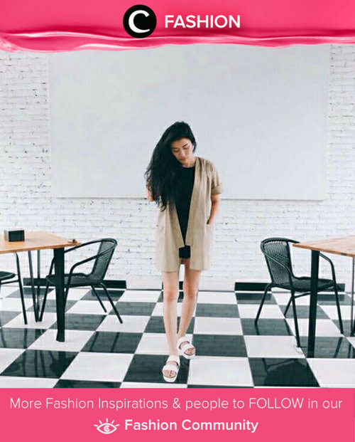 So lazy to dress up? Just wearing your outer that longer than inner and pair it with strippes sandals. Simak Fashion Updates ala clozetters lainnya hari ini di Fashion Community. Image shared by Clozetter: @angelintije. Yuk, share gaya andalan kamu bersama Clozette.