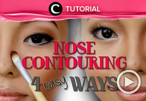 Find 4 easy ways to contour your nose here: http://bit.ly/2Y2S2rQ. Video ini di-share kembali oleh Clozetter @saniaalatas. Lihat juga tutorial lainnya di Tutorial Section.