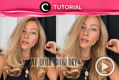 Cuma butuh 5 menit untuk tampil maksimal dengan rambut blow dry seperti ini: https://bit.ly/3t4X2N7. Video ini di-share kembali oleh Clozetter @dintjess. Lihat juga tutorial lainnya di Tutorial Section.