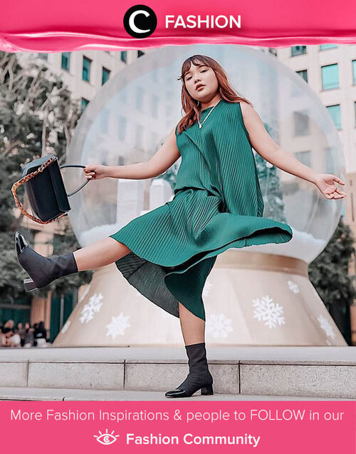 Just like Clozette Ambassador @lidyaagustin01, we're also into pleats, especially in green! Simak Fashion Update ala clozetters lainnya hari ini di Fashion Community. Yuk, share outfit favorit kamu bersama Clozette.