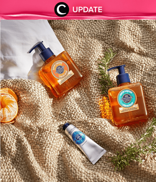 Clozetters ingin tetap tampil glowing dikala genting? Lengkapi kebutuhan kulit kamu dengan menggunakan produk L'Occitane. L'Occitane kasih kamu promo besar lho.. Ingin tahu produk apa saja yang diskon? Let's chek it out. Lihat info lengkapnya pada bagian Premium Section aplikasi Clozette. Bagi yang belum memiliki Clozette App, kamu bisa download di sini https://go.onelink.me/app/clozetteupdates. Jangan lewatkan info seputar acara dan promo dari brand/store lainnya di Updates section. 