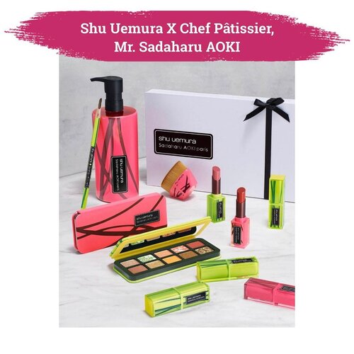 Kali ini @shuuemura berkolaborasi dengan Chef Pâtissier di Patisserie Sadaharu Aoki in Paris, Mr. Sadaharu AOKI. Lahir di Tokyo pada 1 July 1968, Mr Sadaharu AOKI merupakan lulusan Machida Cooking School. Limited collection ini akan hadir pada spring season tahun ini, lho! Terdiri dari eye palettes, lipsticks, eyebrow pencils, cleansing oil & foundation brush semuanya terinspirasi dari matcha & azuki. Penasaran nggak, Clozetters? 🥰📷 @beautynewsofficial#ClozetteID #ClozetteIDCoolJapan #ClozetteXCoolJapan