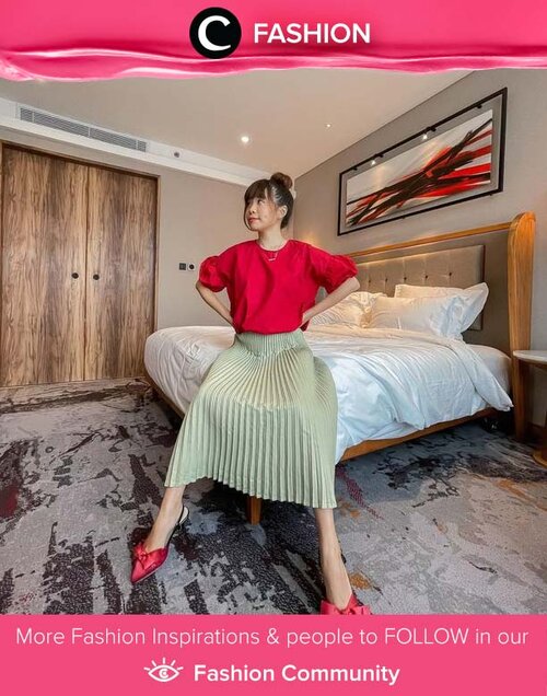 Still on CNY vibes, Clozette Ambassador @steviiewong looks elegant in red! Simak Fashion Update ala clozetters lainnya hari ini di Fashion Community. Yuk, share outfit favorit kamu bersama Clozette.