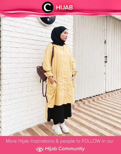 Jika disuruh memilih jenis pakaian favorit, kamu tim tunik atau tim long outer, nih, Clozetters? Image shared by Clozetter @mellarisya. Simak inspirasi gaya Hijab dari para Clozetters hari ini di Hijab Community. Yuk, share juga gaya hijab andalan kamu.