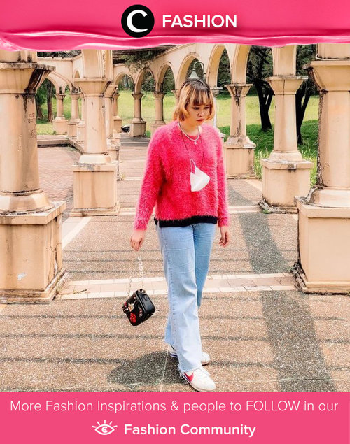 It's Sunday! Time to wear something bright, like Clozetter @mndalicious with her red pullover. Simak Fashion Update ala clozetters lainnya hari ini di Fashion Community. Yuk, share outfit favorit kamu bersama Clozette.