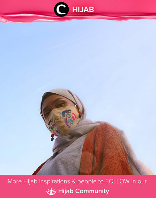 Mask on, as always. Image shared by Clozetter @phirlyv. Simak inspirasi gaya Hijab dari para Clozetters hari ini di Hijab Community. Yuk, share juga gaya hijab andalan kamu.