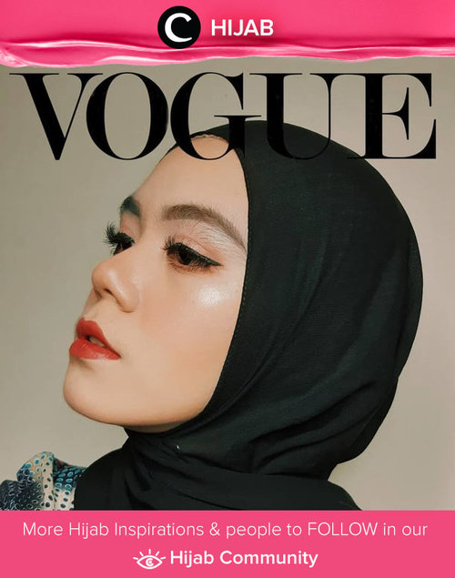 We love the dramatic vibe on this #voguechallenge ala Clozetter @Alsachi. Simak inspirasi gaya Hijab dari para Clozetters hari ini di Hijab Community. Yuk, share juga gaya hijab andalan kamu.