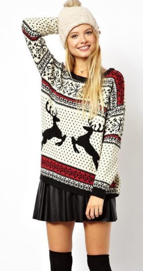 Christmas sweater love!