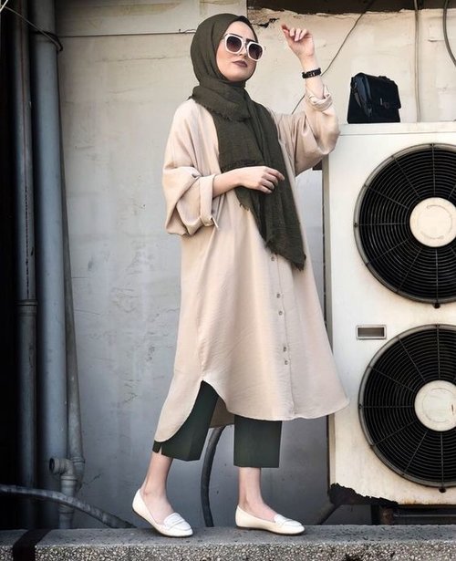 Chic Ways to Wear Tunic For Hijab Outfit - Hijab-style.com
