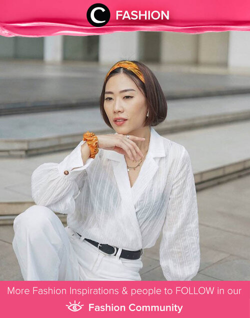 Another white on white look by Clozette Ambassador @janejaneveroo. Ps: we love the orange hint as the accessory! Simak Fashion Update ala clozetters lainnya hari ini di Fashion Community. Yuk, share outfit favorit kamu bersama Clozette.