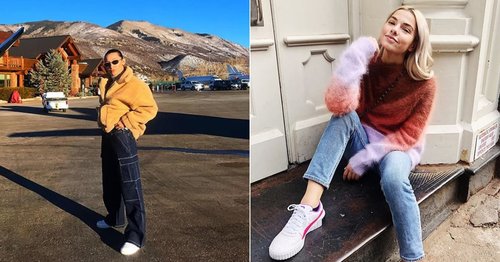64 Celebrity- and Fashion-Influencer-Approved Ways to Style Sneakers For Winter