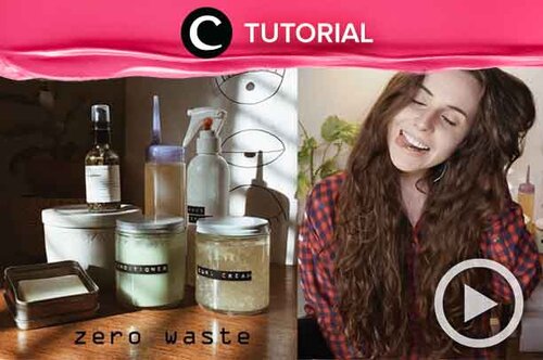 Yang ngaku peduli lingkungan mana suaranya? Coba zero waste hair care routine seperti di video berikut, yuk: http://bit.ly/2mqoWWq. Video ini di-share kembali oleh Clozetter @juliahadi. Intip juga tutorial lainnya di Tutorial Section.