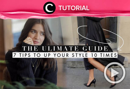 These 7 tips will maximize your style this year: http://bit.ly/2vR5AP1. Video ini di-share kembali oleh Clozetter @kamialiasari. Lihat juga tutorial lainnya di Tutorial Section.