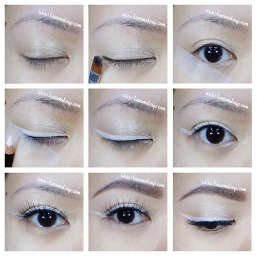  Step-by-step white eyeliner tutorial! Well of course you can use black or whatever color you want :) for full face makeup please check previous post o... Read more →