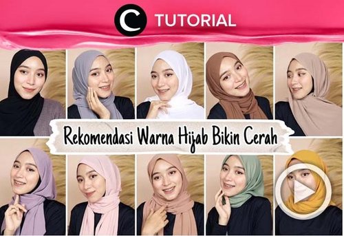 Masih bingung memilih warna hijab yang mampu membuat kulit wajahmu terlihat lebih cerah? Coba intip di: https://bit.ly/3guRAiD. Video ini di-share kembali oleh Clozetter @saniaalatas. Lihat juga tutorial lainnya di Tutorial Section.
