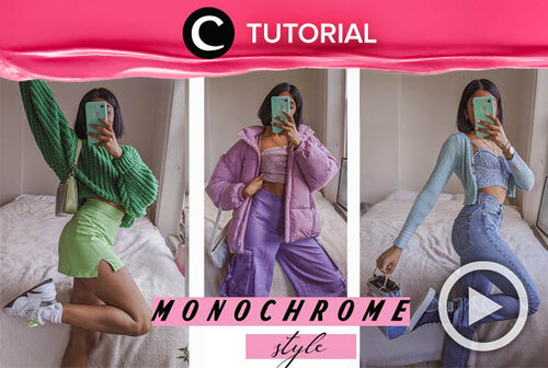 Monochrome but make it playful: http://bit.ly/2Xoh4Ur. Video ini di-share kembali oleh Clozetter @salsaibowo. Intip juga tutorial lainnya di Tutorial Section.