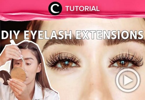 Affordable and easy, try this DIY eyelash extensions at home: https://bit.ly/3ljbq1y. Video ini di-share kembali oleh Clozetter @kyriaa. Lihat juga tutorial lainnya di Tutorial Section.