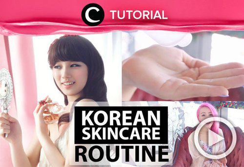 Mau punya kulit cantik sperti perempuan Korea? Kamu bisa contek tahapan perawatan wajah ala perempuan Korea, di sini http://bit.ly/2wluuVx. Video ini di-share kembali oleh Clozetter: @claraven. Cek Tutorial Updates lainnya pada Tutorial Section.