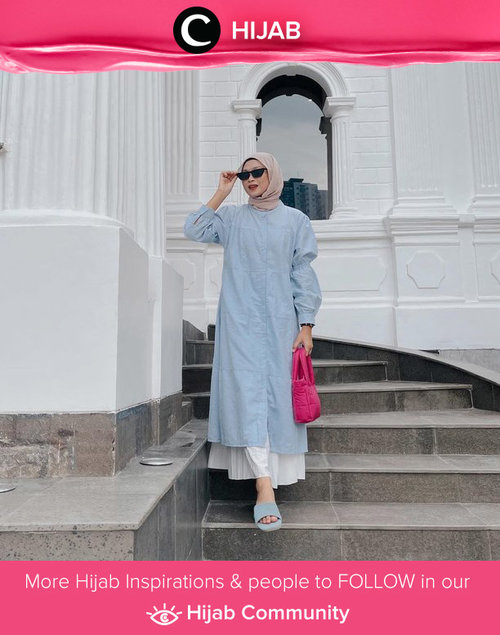 Clozette Crew @astrityas shared her fresh color styling for your mid week outfit inspo! Simak inspirasi gaya Hijab dari para Clozetters hari ini di Hijab Community. Yuk, share juga gaya hijab andalan kamu.
