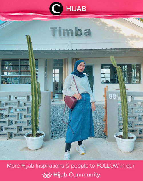 Clozetter @mellarisya shared her sweater-weather look. Simak inspirasi gaya Hijab dari para Clozetters hari ini di Hijab Community. Yuk, share juga gaya hijab andalan kamu.
