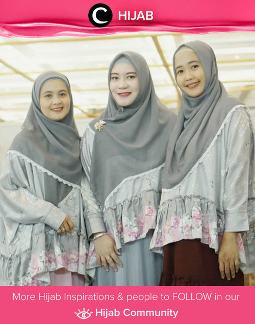 Clozetter @Nianastiti & friends looked elegant with matching outfits. Simak inspirasi gaya Hijab dari para Clozetters hari ini di Hijab Community. Yuk, share juga gaya hijab andalan kamu.  