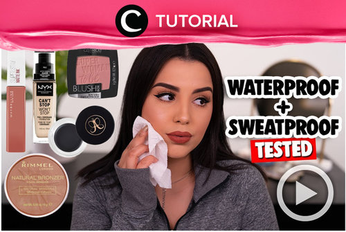 Waterproof and sweatproof makeup check: http://bit.ly/3ezVG8w. Video ini di-share kembali oleh Clozetter @ranialda. Lihat juga tutorial lainnya di Tutorial Section.